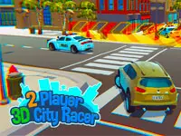 Play on 2 Player 3D City Racer