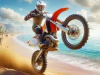 Play on Motor Cycle Beach Stunt