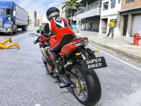 Play on Real Motorbike Super Hero Stunt 3D