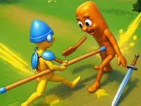 Play on Ragdoll Arena! Fun Spear Battle!