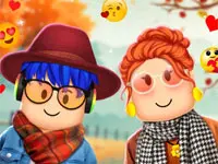 Play on Roblox Couple Autumn DressUp